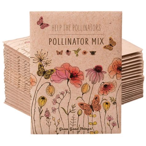 Gypsophila Elegans, Zinnia Elegans, Seed Favors, Wild Bees, Wildflower Baby Shower, Seed Pack, Daisy Painting, Echinacea Purpurea, Honey Bees