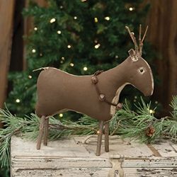 GU22024 Lighted Canvas Pictures, Brown Wreath, Primitive Christmas Crafts, Reindeer Figure, Primitive Christmas Decor, Wood Ceiling Lights, Primitive Wood Signs, Primitive Walls, Primitive Candles