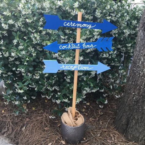 How To Make Directional Sign Post, Diy Directional Sign Post, Luau Appetizers, Pecan Wood, Wooden Arrows, Arrow Signs, Wooden Posts, Sign Stand, Wine Store