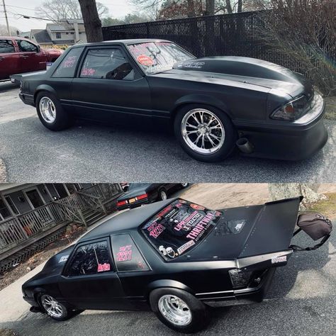 Fox Body Drag Car, Notchback Mustang, Fox Mustang, Fox Body Mustang, Mustang Car, Ford Mustang Car, Mustang Boss, King Cobra, Drag Racing Cars