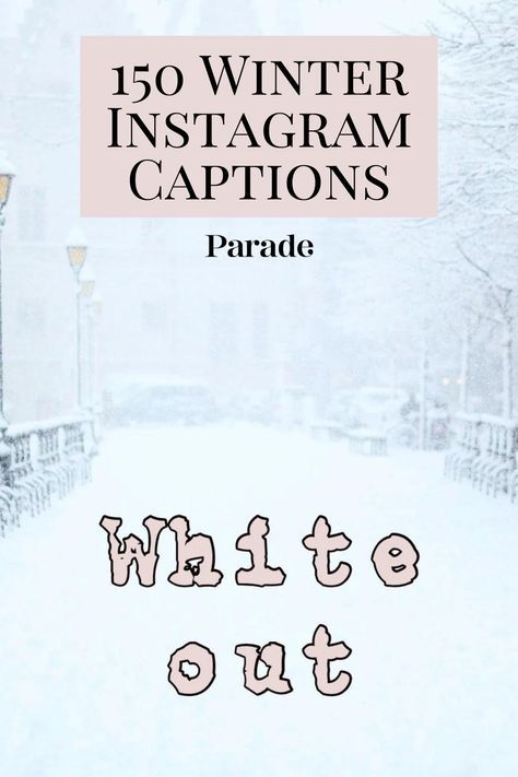 150 Winter Instagram Captions for All Your Coolest Pics This Snowy Season https://parade.com/972463/marynliles/winter-instagram-captions/ Snowy Story Instagram, Snow Sayings Winter, Winter Insta Captions, Winter Captions Instagram Cold, Snow Insta Captions, Snowy Quotes, Snow Instagram Captions, Holiday Captions Instagram, Winter Season Quotes