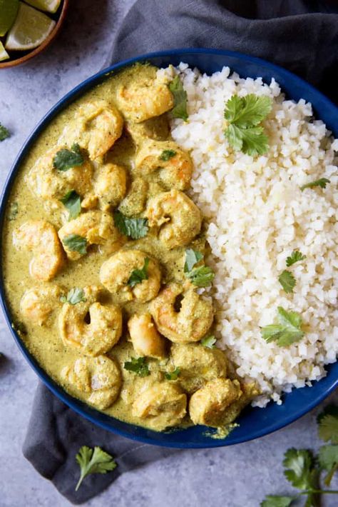 Best Curry Recipe, Thai Prawn Curry, Shrimp Keto, Keto Curry, Keto Fish, Keto Shrimp, Best Curry, Keto Seafood, Salads For Parties