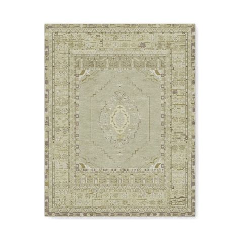 Custom Lustrous Stone Hand Knotted Rug | Williams Sonoma Ancient Persian Architecture, Stone Rug, Persian Architecture, Rugs Australia, Custom Chandelier, Blush And Grey, Ancient Persian, Ikat Pattern, Hand Knotted Rug