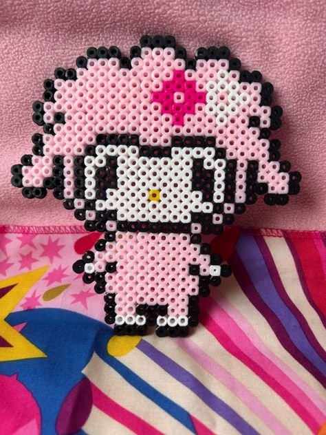 Perler Bead Heart, Kitty Perler Beads, Hello Kitty Perler Beads, Bead Figures, Hello Kitty Plush, New Orleans Louisiana, Miles Morales, Hello Kitty Wallpaper, Perler Bead