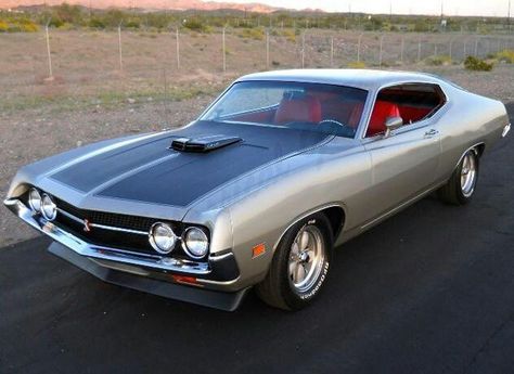 71 Ford Torino,  HOT!! Ford Torino Gt, 1970 Ford Torino, Hummer Cars, Ford Torino, Vintage Muscle Cars, Mustang Fastback, Ford Cars, Ford Classic Cars, Ford Racing