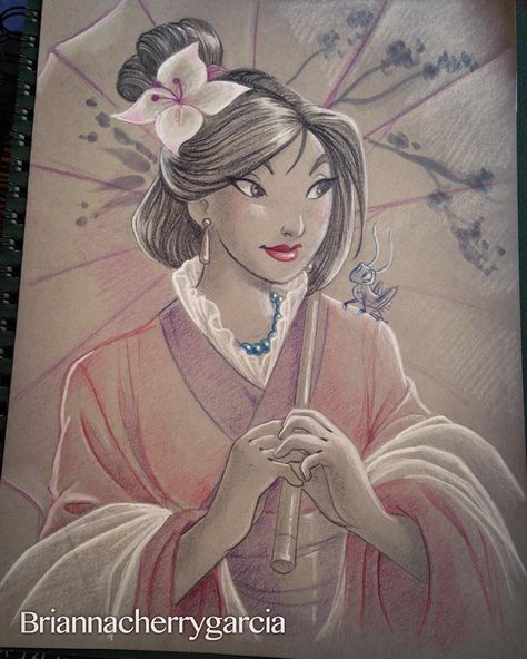 #myart #disney #mulan #tonedpaper Fan Art Disney, Brianna Garcia, Disney Mulan, Drawing Tutorials For Beginners, Disney Artists, Disney Artwork, Modern Disney, Old Disney, Toned Paper