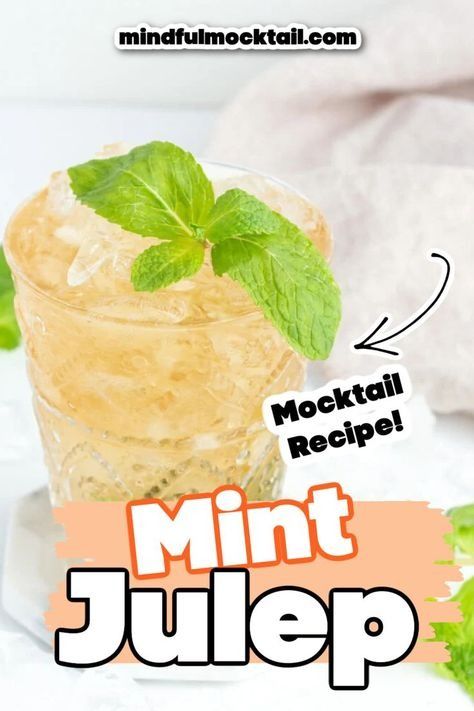 Make this non-alcoholic mint julep for the Kentucky Derby, or anytime! This virgin drink is perfect for pregnancy and non-drinkers. Virgin Mint Julep Recipe, Easy Mint Julep Recipe, Mint Julep Recipe Non Alcoholic, Kentucky Derby Drinks, Mint Julip, Julep Recipe, Mint Julep Recipe, Virgin Drinks, Mint Drink