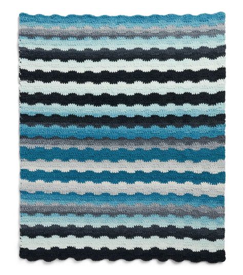 Soft Crochet Blanket, Stripe Crochet Blanket, Fish Blanket, Striped Crochet Blanket, Stripe Crochet, Blue Baby Blanket, Anchor Embroidery, Easy Crochet Patterns Free, Crochet Blanket Pattern