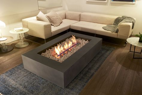 Download the catalogue and request prices of Wharf By ecosmart fire, bioethanol freestanding fireplace, freestanding fireplaces Collection House Redo, Bioethanol Fireplace, Concrete Fire Pits, Freestanding Fireplace, Patio Fire Pit, Outdoor Entertaining Spaces, Stylish Coffee Table, Concrete Color, Wood Burning Fires