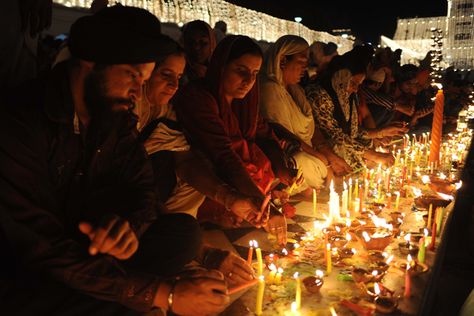 Indian Sikh devotees light candles - Amritsar  http://asiasociety.org Light Candles, Festival Of Lights, Amritsar, World Photo, Festival Lights, Diwali, Around The World, Around The Worlds, Candles