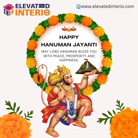 Wishing everyone a very Happy Hanuman Jayanti💐💐💐 #hanumanjayanti #jaihanuman🙏 #jaishreeram #festival #interiordesign #hyderabadinteriors #interiorarchitecture #elevatedinterio #luxuryinteriordesign 23 April Hanuman Jayanti, Hanuman Ji Jayanti, Hanuman Jayanthi Wishes, Happy Hanuman Jayanti Wishes, Happy Hanuman Jayanti, Hanuman Jayanti, Lord Hanuman, Very Happy, Festival