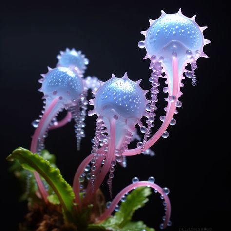 Alien Flowers Concept, Water Mushroom, Alien Flowers, Alien Flora, Weird Nature, Strange Plants, Alien Plants, Underwater Plants, Mushroom Pictures