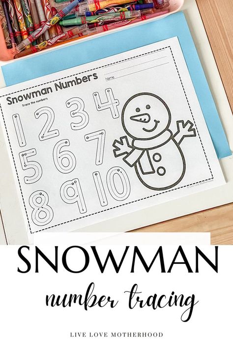 Snowman Songs For Preschool, Snowflake Math Preschool, Snowman Centers Preschool, Snowman Math Kindergarten, Winter Numbers Preschool, Winter Math Centers Kindergarten, Winter Math Kindergarten Free, Winter Preschool Math Activities, Winter Patterns Preschool