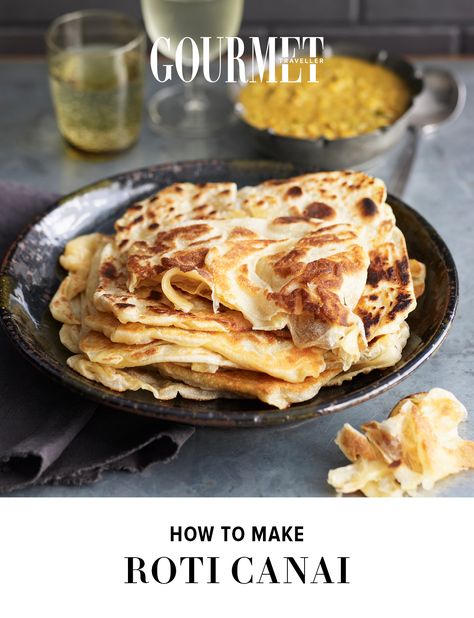 Masterclass: How to make roti canai Roti Canai Recipe, Dhal Recipe, Masakan Malaysia, Roti Canai, Flatbread Recipes, Malaysian Food, Most Popular Recipes, Flatbread, Popular Recipes