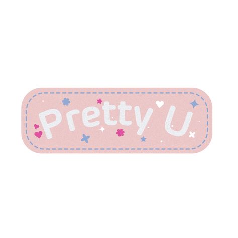 Design based on Seventeen Album, Love Letter's title track, Pretty U Seventeen Love And Letter, Seventeen Stickers Png, Pretty U Seventeen, Seventeen Prints, Seventeen Png, Seventeen Icons Aesthetic, Seventeen Design, Pink Seventeen, Svt Widget