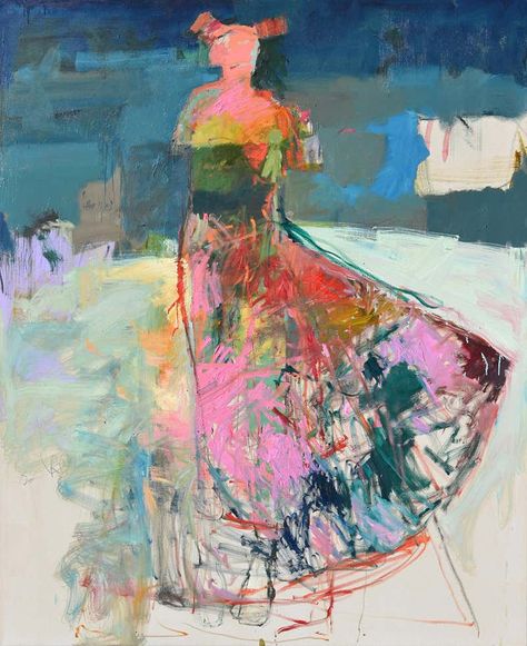 Chris Gwaltney Art, Abstract Figure Painting, Chakra Painting, People Paintings, Abstract Figure Art, Abstract Figures, Cold Wax Painting, Collage Portrait, Figurative Abstract