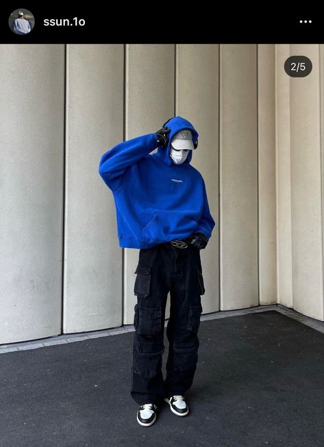 Blue Hoodie Outfit Men, Blue Hoodie Outfit, Hoodie Outfit Aesthetic, Hoodie Outfit Men, Cargo Outfit, Fashion Identity, Hype Clothing, Hoodie Aesthetic, Junior Fashion