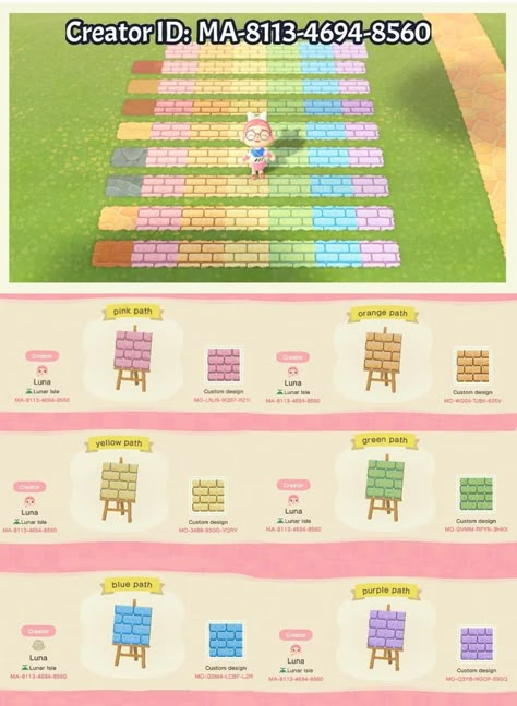 Custom Design Animal Crossing Floor, Cute Animal Crossing Paths, Animal Crossing Floor Design, Animal Crossing Design Codes Floor, Animal Crossing Qr Codes Paths, Animal Crossing Path Codes, Animal Crossing Design Codes Paths, Animal Crossing Paths, Animal Crossing Path