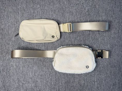 Lululemon Everywhere Fleece Belt Bag Review Lululemon Bags, Healthy Happy, Hair Brush, Cute Bags, White Bag, Belt Bag, Pouch, Pure Products