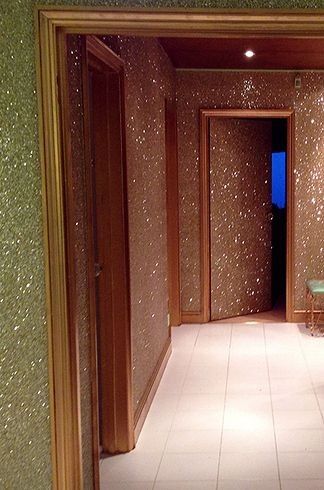 Glitter Door, Glitter Paint For Walls, Barbie Dreamhouse, Glitter Wall, Dekorasi Kamar Tidur, Barbie Dream House, House Goals, My New Room, Wall Paint