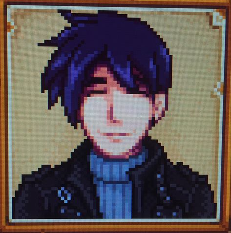 Stardew Valley, Pixel Art, Hair, Black, Art