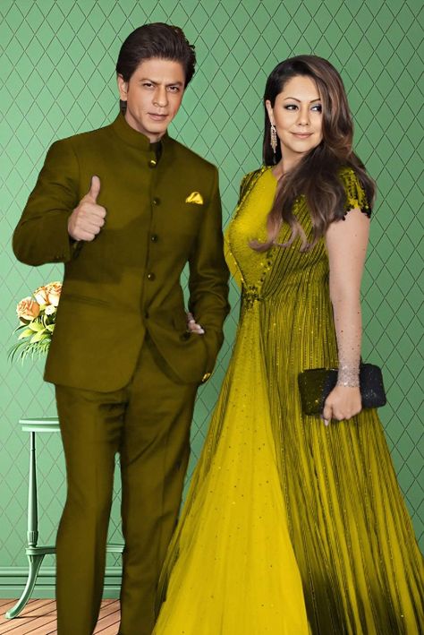 SRK And Gori Khan ⭐ Gauri Khan, Bollywood Couples, Shahrukh Khan, Celebrities, Quick Saves