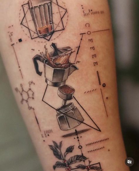 Coffee Tattoos, 3d Tattoos, Book Tattoo, Subtle Tattoos, Spine Tattoos, Time Tattoos, Simplistic Tattoos, Tattoos And Body Art, Tattoo Design Drawings