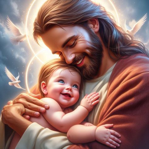 Jesus Smiling, Jesus Love Images, Jesus Christ Illustration, God With Us, Christian Photos, Our Father Who Art In Heaven, Jesus Our Savior, Jesus Artwork, Jesus Christ Artwork