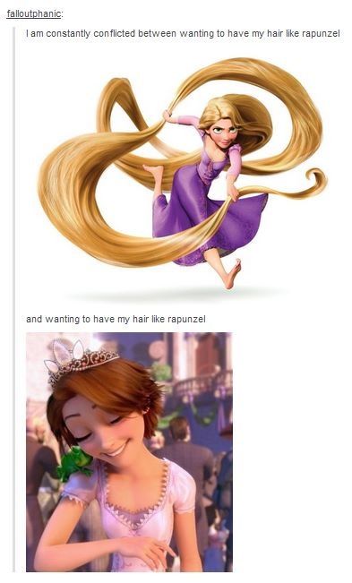 I want my hair like rapunzel 😫 Rapunzel Disney, Karakter Disney, Flynn Rider, Hair Bob, Disney Jokes, Frozen Disney, Art Disney, Disney Memes, Disney Funny