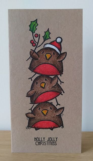 Helen's Craft Haven...: Robin Stack Christmas Cards Drawing, Xmas Drawing, Christmas Card Making, Christmas History, Arte Aesthetic, Cute Christmas Cards, Christmas Doodles, Christmas Card Art, Homemade Christmas Cards