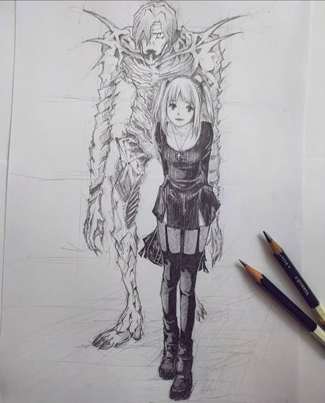 Cybergoth Anime, Sketch Practice, Misa Amane, Art Tools Drawing, Animated Drawings, Things To Draw, Drawing Stuff, Sketchbook Art, Book Art Drawings