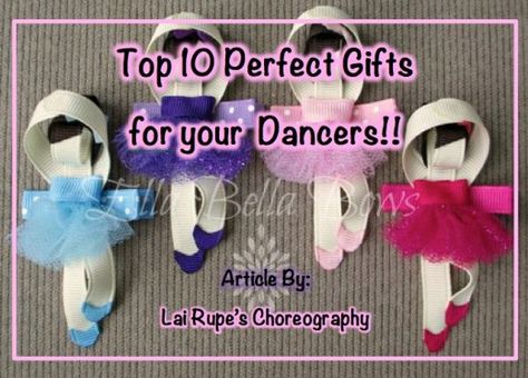 Dance Class Gifts, Diy Dance Gifts, Dance Recital Gifts Diy, Ballerina Ribbon, Squad Gifts, Dance Squad, Competitive Dance, Dancer Gifts, Sculpture Hair