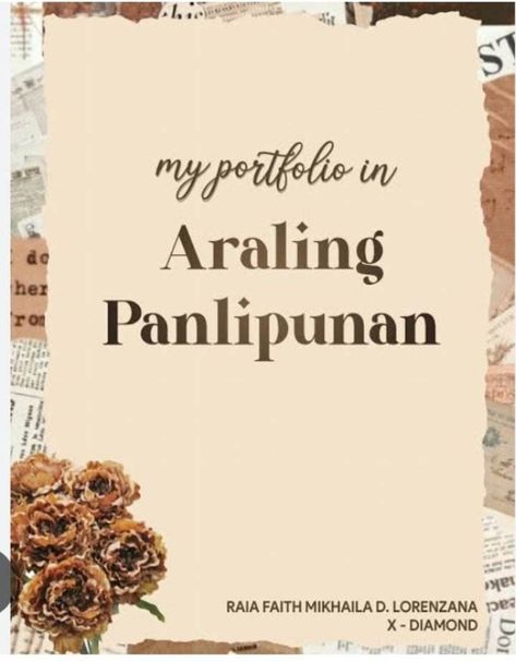 Araling Panlipunan Calligraphy, Notebook Design Ideas Pages, Araling Panlipunan Design, Notebook Design Ideas, Design For Notebook, Araling Panlipunan, Aesthetic Background, Main Page, Notebook Design