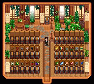 Sdv Storage Shed, Stardew Valley Shed Storage, Storage Stardew Valley, Stardew Valley Cabin Layout, Stardew Valley Witch House, Stardew Chest Room, Storage Room Stardew Valley, Storage Shed Stardew Valley, Stardew Storage Layout