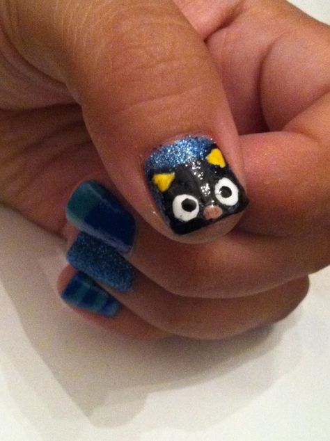 My favorite Sanrio character: Chococat Choco Cat, Art Hair, Really Cute Nails, Nails Nails, Makeup Nails, Cute Nails, Nail Ideas, Random Stuff, My Favorite