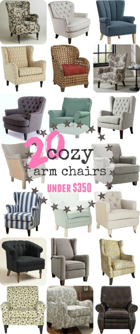 living room sofa sets Cozy Arm Chair, Cozy Reading Chair, Reading Chairs, Cozy Chair, Unique Chair, Reading Chair, Furniture Hacks, Diy Chair, Comfy Chairs