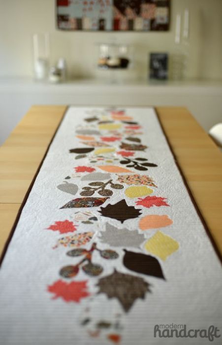 12 Fall Table Runner Ideas for Thanksgiving Fall Leaves Table Runner, Leaves Table Runner, Chevron Table Runners, Table Runner Tutorial, Pumpkin Table Runner, Christmas Table Toppers, Modern Table Runners, Fall Table Runners, Burlap Table Runners