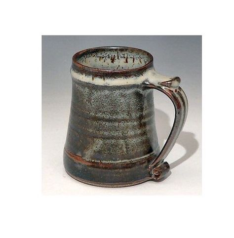 Pottery Mug Handles, Pottery Tankard, Bernard Leach, Lisa Hammond, Pottery Form, Form And Function, Wheel Thrown Pottery, Large Coffee Mugs, Functional Pottery