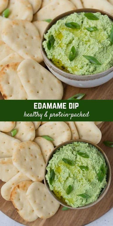 Edamame Sandwich, Edamame Dip, Sandwiches And Wraps, Edamame Recipes, Vegetable Dip, Healthy Dips, Whipped Feta, Veggie Dip, Mashed Avocado