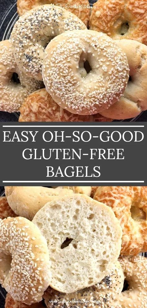 Gluten Free Bagels Recipe, Easy Gluten Free Bread, Gluten Free Bagel Recipe, Glutenfri Baking, Bagels Recipe, Gluten Free Bagels, Pan Sin Gluten, Gluten Free Sourdough, Recipes Bread