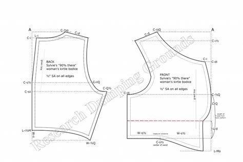 Conjectural late 15th/early 16th century women’s kirtle pattern draft – Research Dumping Grounds Kirtle Pattern Free, Tudor Kirtle Pattern, Kirtle Pattern, Welkin Moon, Paneled Skirt Pattern, Tudor Clothing, Middle Ages Clothing, Baby Dress Tutorials, Historical Patterns