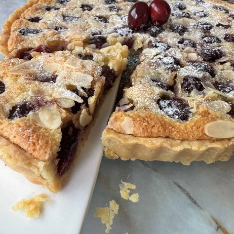 Cherry Frangipane Tart Cherry Frangipane, Frangipane Tart Recipe, Pomegranate Tart, Baking Weights, Crumble Tart, Frangipane Tart, Tart Dough, Brioche Rolls, Armenian Recipes