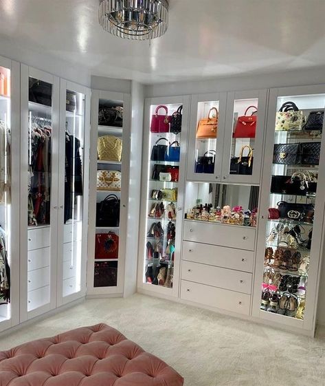 Chanel Closet, Dream Closet Design, Chanel Slingback, Luxury Closets Design, Best Designer Bags, Dekorasi Kamar Tidur, Dream Closets, Bags And Purses, Replica Designer Handbags