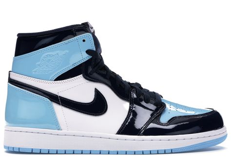 Jordan 1 Blue Chill, Jordan 1 Retro High Unc Patent, Air Jordan 1 Women, Jordan 1 Blue, Blue Chill, Authentic Jordans, Jordan Sneaker, Jordan Shoes Girls, Nike Air Shoes