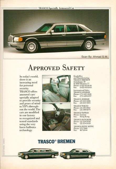 1991 Trasco-Mercedes-Benz W126 Ad. | There is interesting ar… | Flickr Mercedes Pictures, Mercedes Benz W126, Mercedes 220, Benz Maybach, Mercedes W126, Merc Benz, Mercedes 300sl, Mercedes W124, مرسيدس بنز