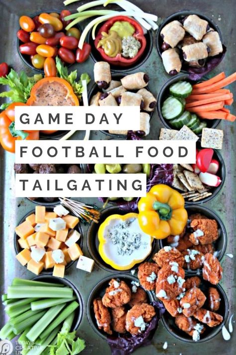 Simple Tailgate Food Ideas Easy tailgating party food | Tailgate party at home | Tailgate party tips | Football Game Day Charcuterie Board | Unique Party Platter | TodaysCreativeLife.com Home Tailgate Party, Game Day Charcuterie Board, Tailgate Food Ideas, Food Ideas Easy, Tailgate Party Food, Tailgate Recipes, Party Platter, Game Day Football, Party At Home