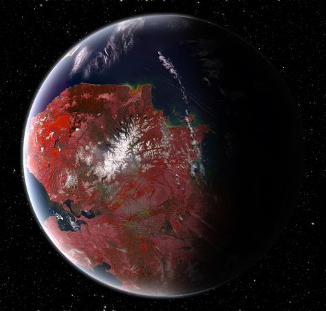 There are hypothesised planets better suited for life than Earth, or Superhabitable Planets. Kepler Planet, Star Wars Planets, E T, Planets And Moons, L A, Planets Art, Plate Tectonics, Alien Planet, Alien Worlds