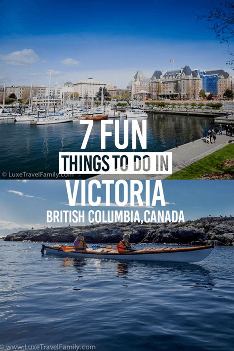 7 Fun Things to Do in Victoria, British Columbia, Canada. Located on the southern end of Vancouver Island, Victoria, B.C. has the mildest climate in Canada. Victoria Canada British Columbia, Canada British Columbia, British Columbia Travel, Victoria Canada, Victoria British Columbia, Canada Road Trip, Visit Canada, Explore Canada, Vancouver British Columbia