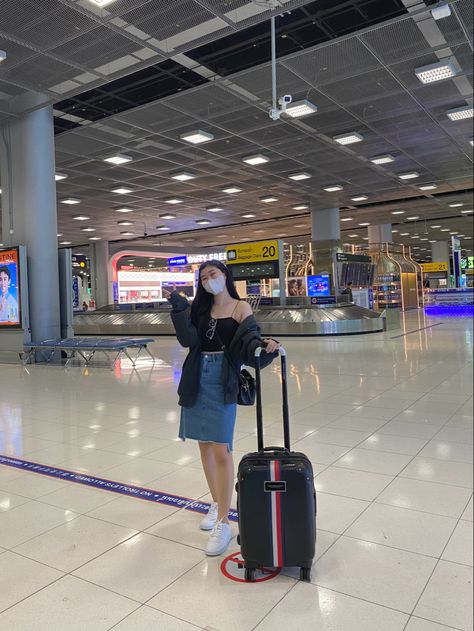 #suvarnabhumi #airport #thailand #ootd Thailand Ootd, Thailand Airport, Suvarnabhumi Airport, Thailand, Ootd, Quick Saves