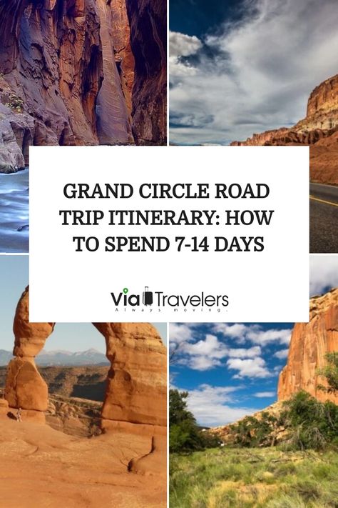 Explore the iconic landscapes of the Grand Circle road trip, highlighting must-see attractions, itineraries, and tips for a memorable journey. Grand Circle Road Trip Travel Guide, Grand Canyon Trip, Grand Circle Road Trip, Rv Road Trip, Utah Travel, National Park Road Trip, Vegas Trip, California Dreamin', Road Trip Itinerary